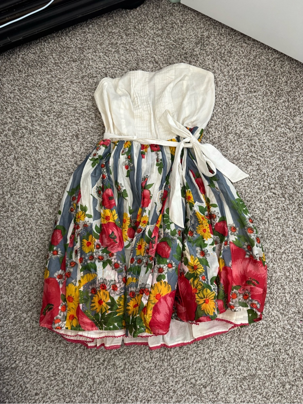 Anthropologie Strapless Dress